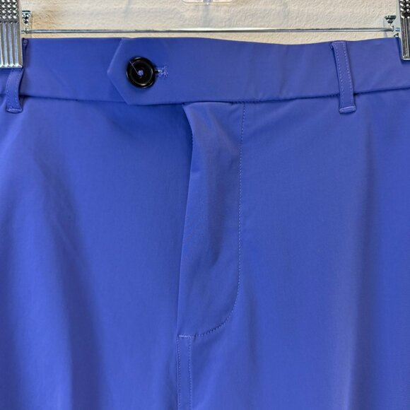 Greyson Performance Purple Golf Shorts Mens 38 10” Inseam Chino Stretch Logo - Picture 3 of 15